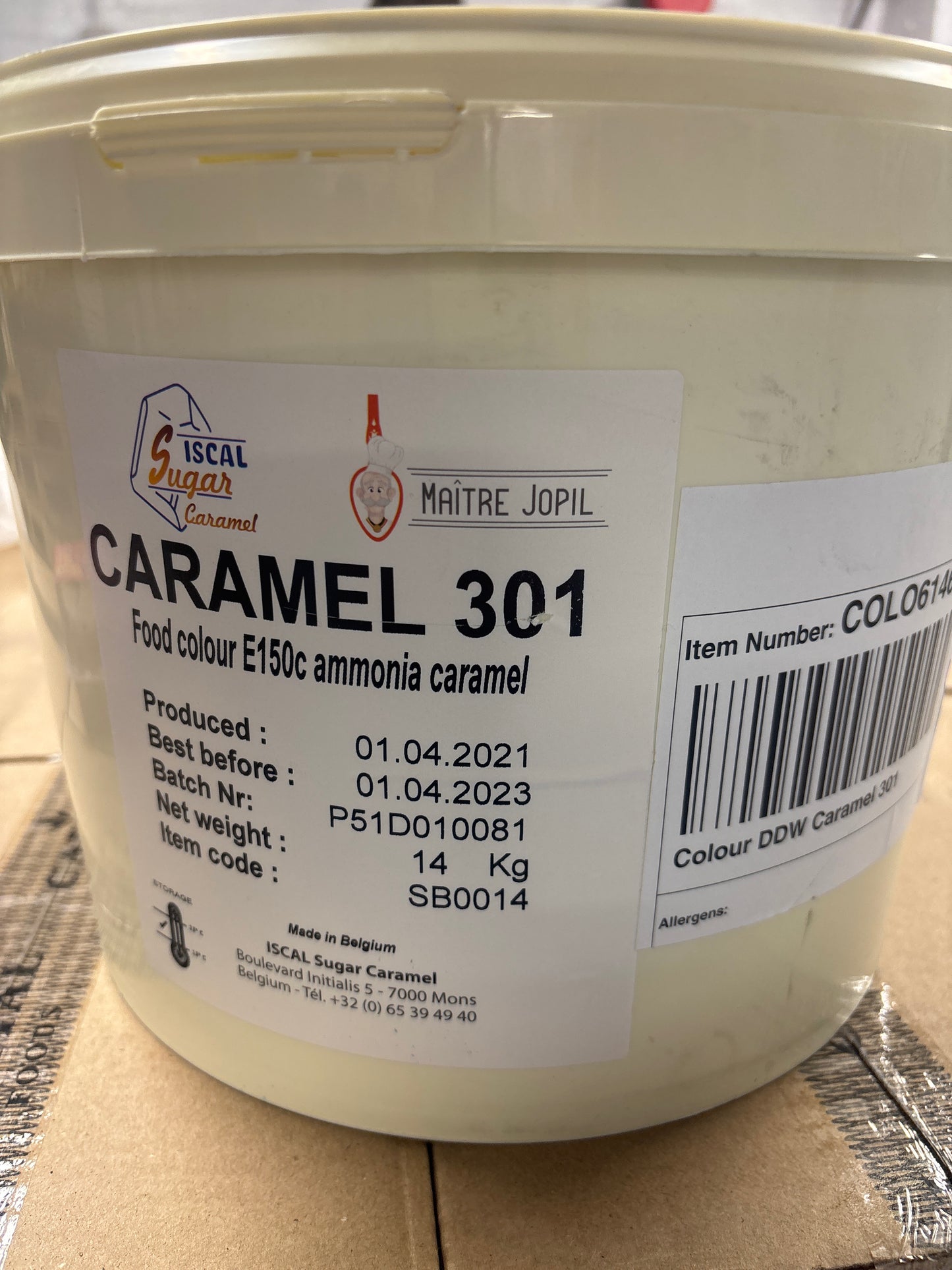 ISCAL Sugar Caramel's CARAMEL 301 / 14KG