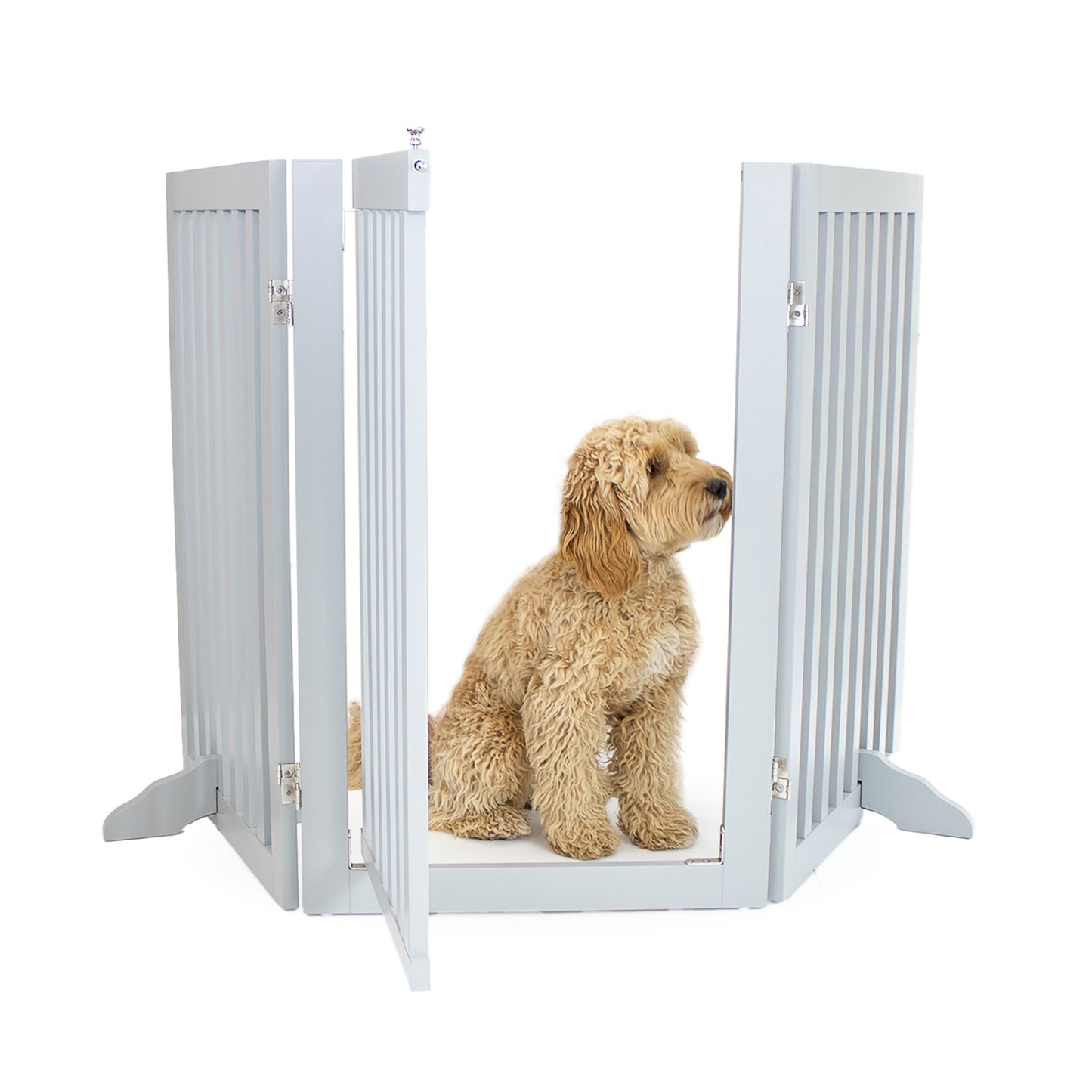 Lords & Labradors Grey Wooden Dog Training Gate