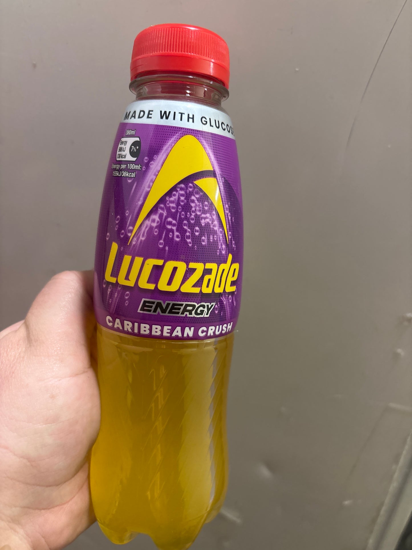 Lucozade Energy / Caribbean Crush / 380ml Bottle