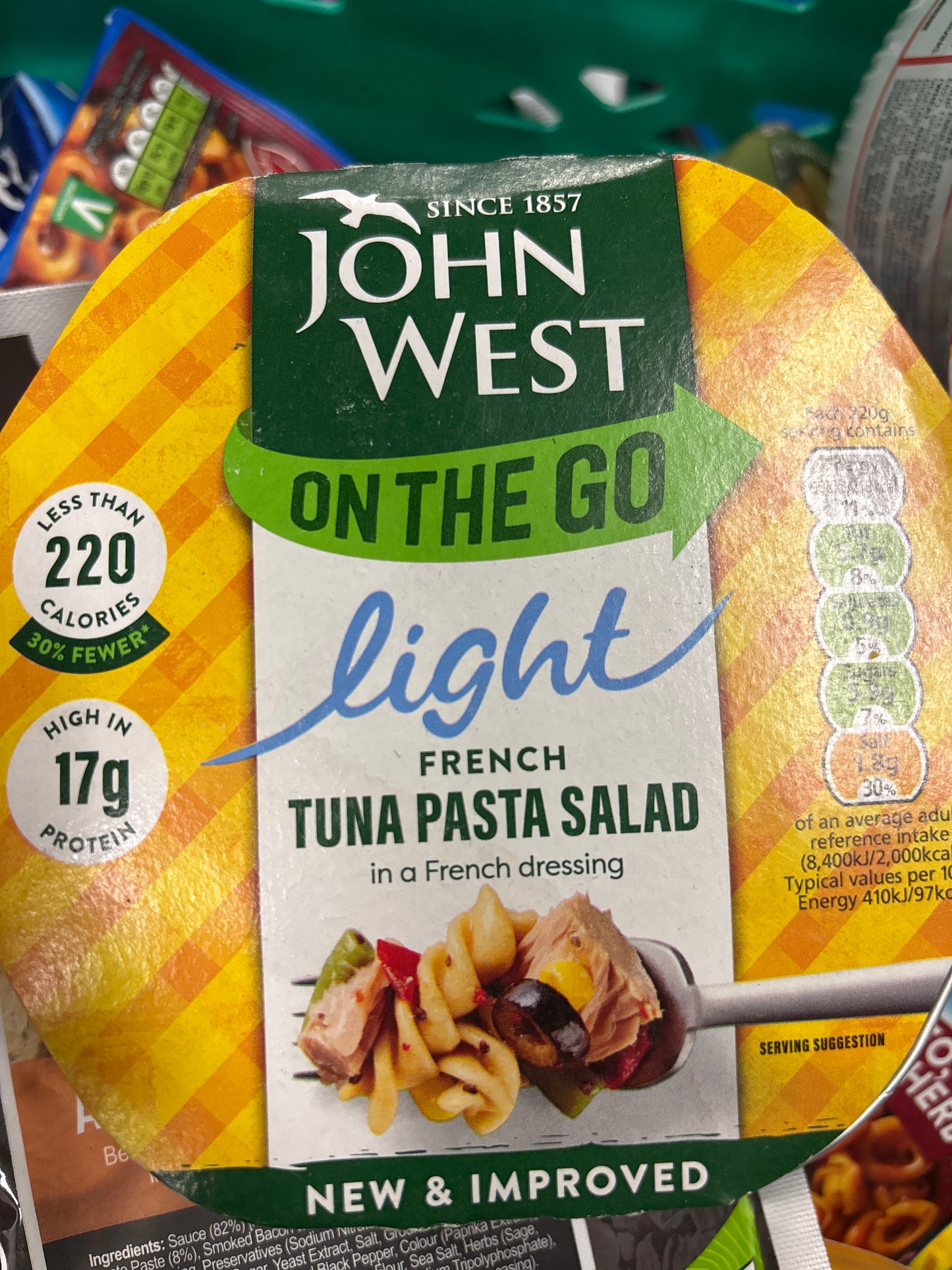 John West On The Go Tuna Pasta Salad FS
