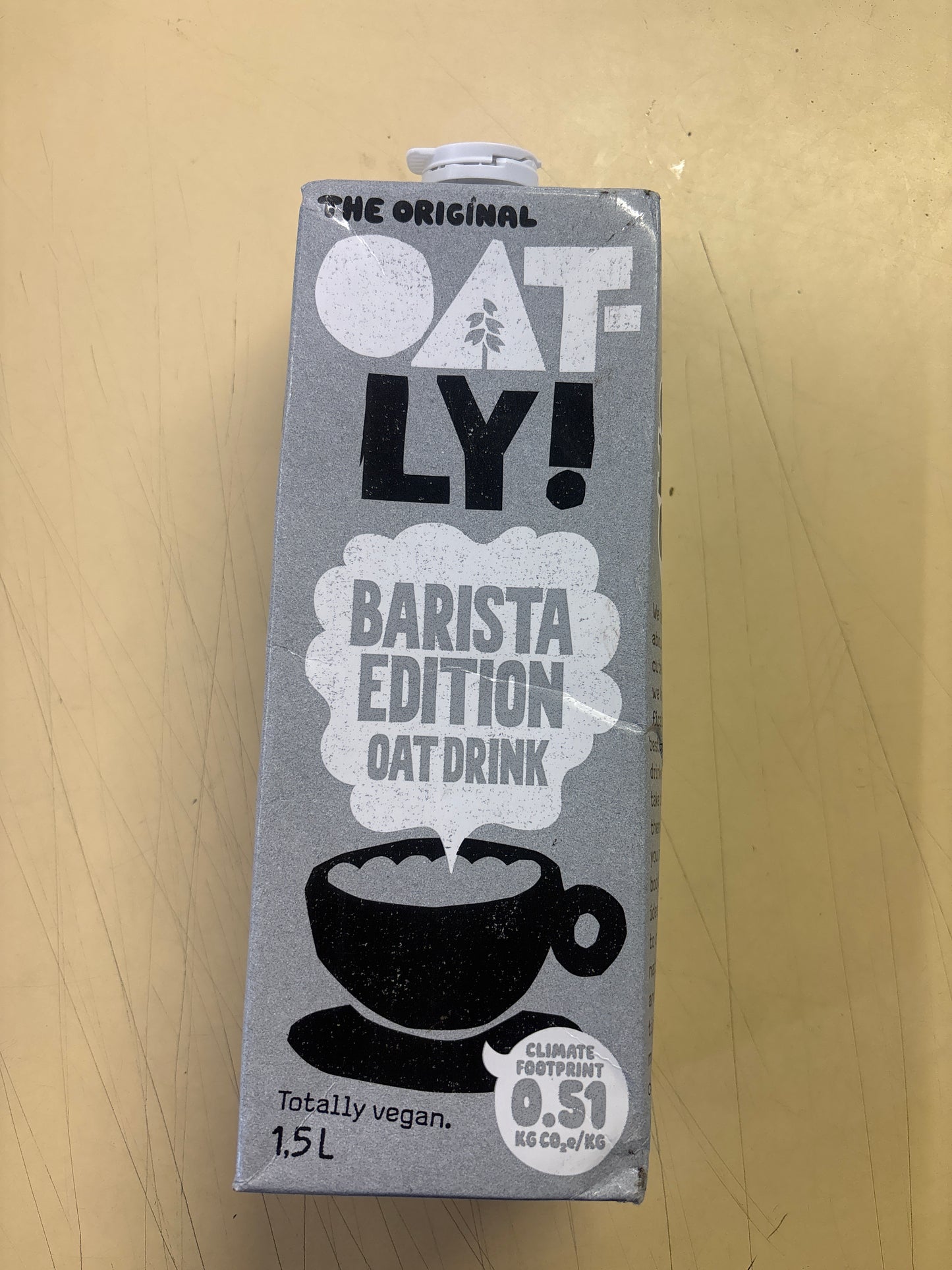 Oatly Barista Oat Milk / 1.5 Litre Carton