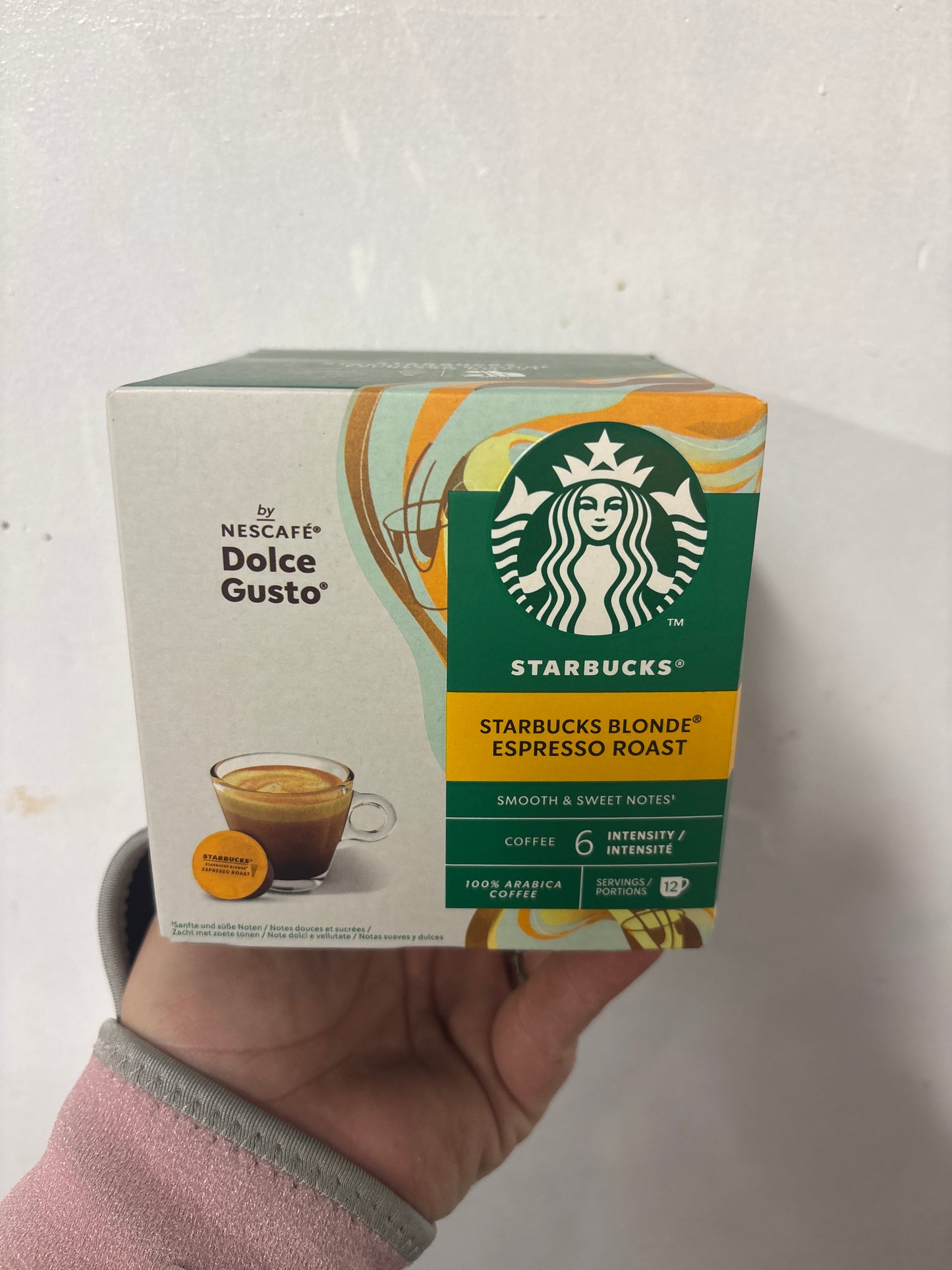 STARBUCKS Blonde Espresso Roast coffee pods / 12 Servings