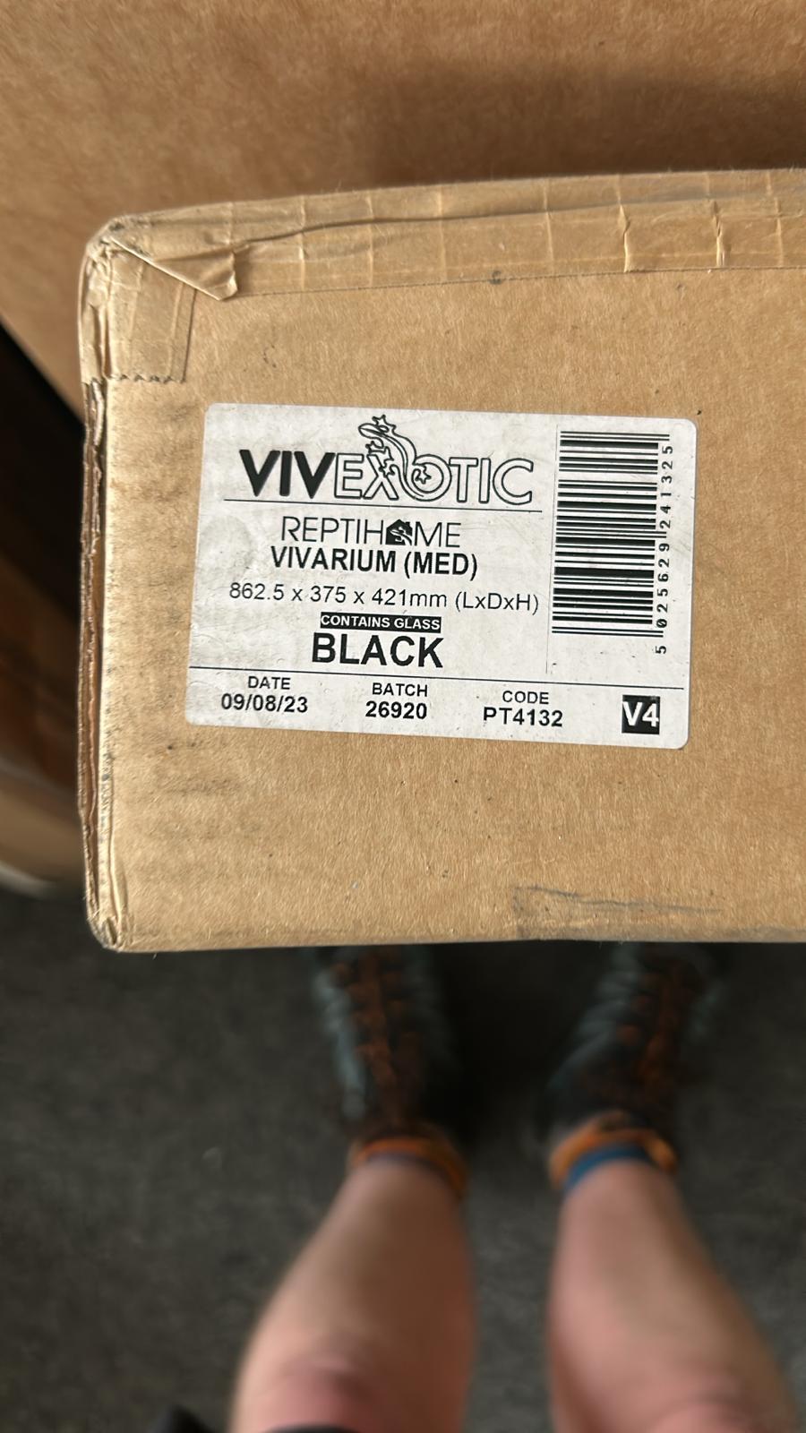 Repti-Home Vivarium – Medium / Black