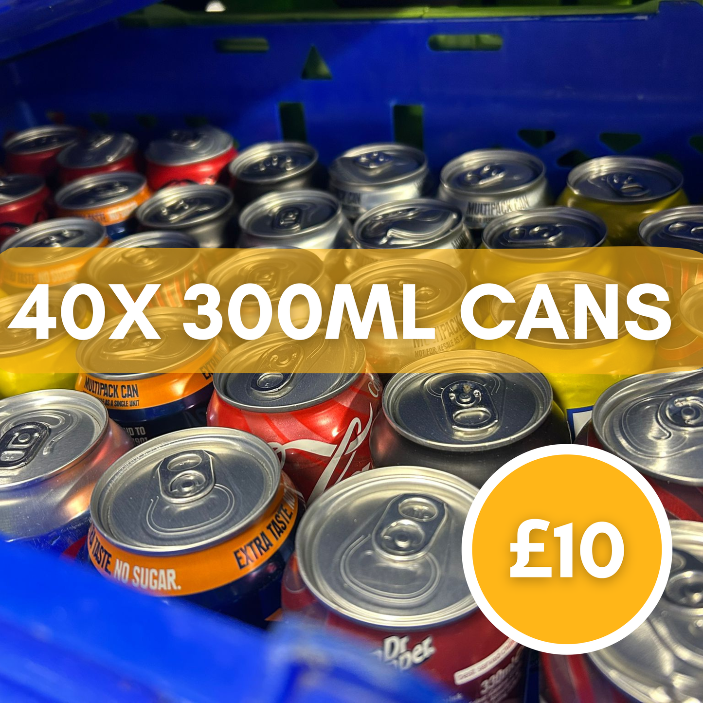 40x 330ml Cans of Pop