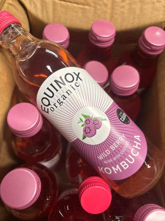 Equinox Organic Wild Berry Kombucha / 275ml Bottle