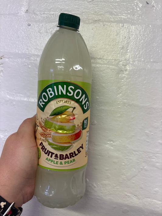 Robinsons Fruit & Barley Apple & Pear Squash / 1 Litre
