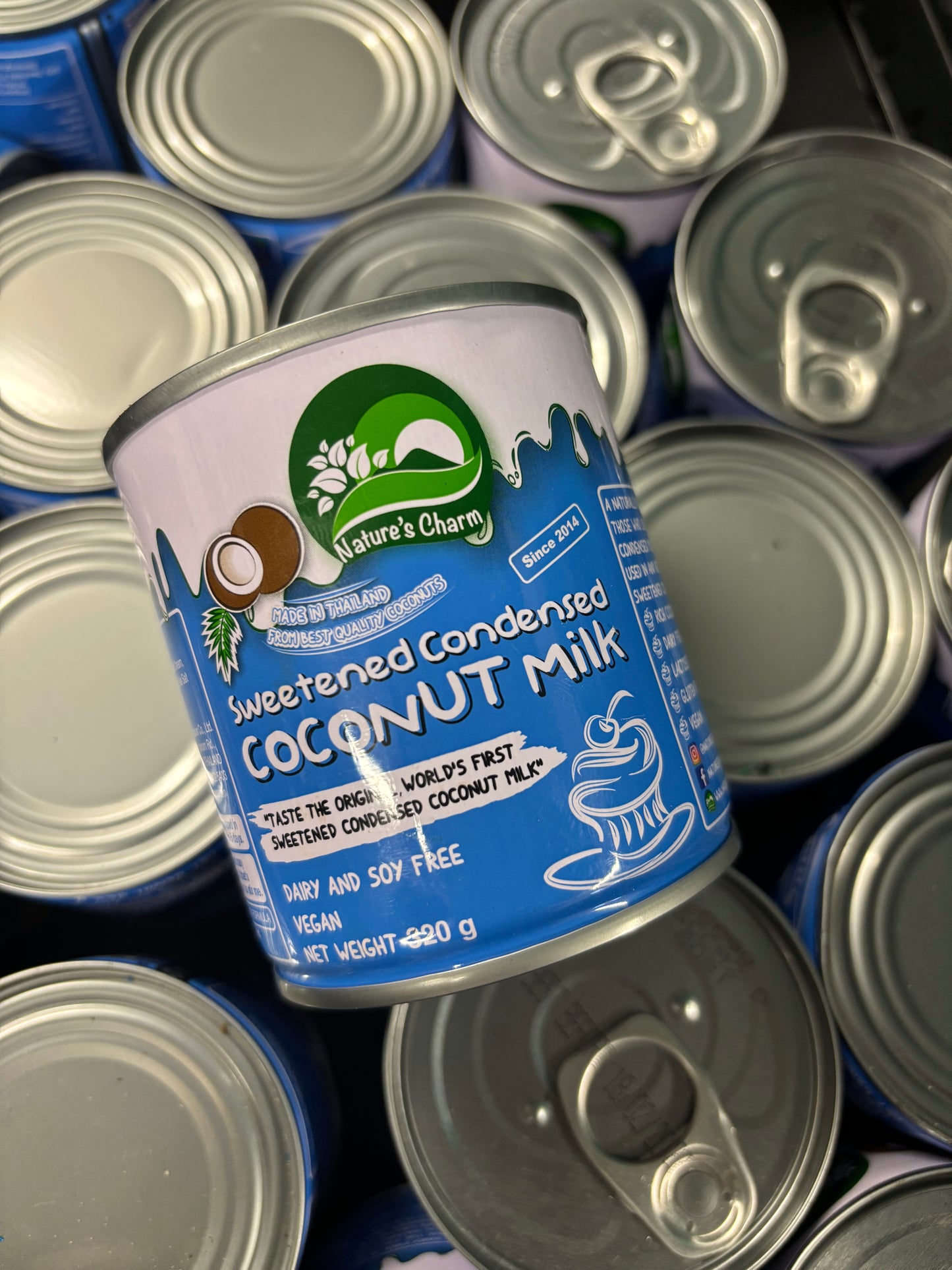 Nature's Charm Sweetened Condensed Coconut Milk / 320g Can