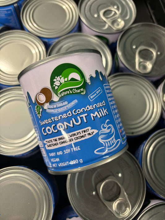 Nature's Charm Sweetened Condensed Coconut Milk / 320g Can