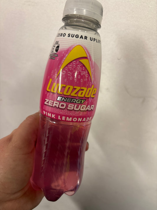 Lucozade Energy / Pink Lemonade / 380ml Bottle