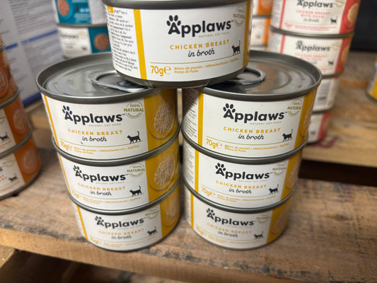 Applaws Adult Cat Cans Chicken Breast in Broth 70g