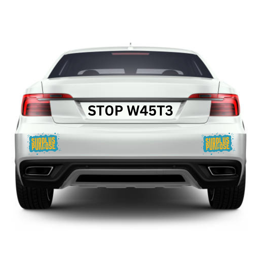 *PRE-ORDER* Surplus to Purpose Car Window/Bumper Decal