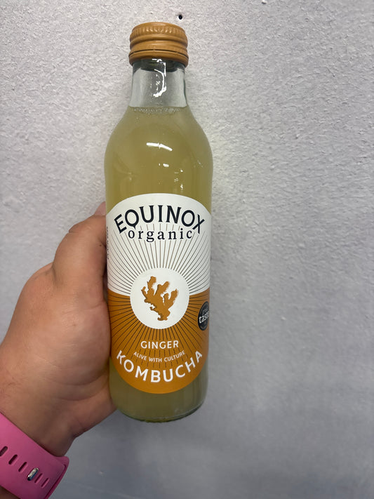 Equinox Organic Ginger Kombucha / 275ml Bottle