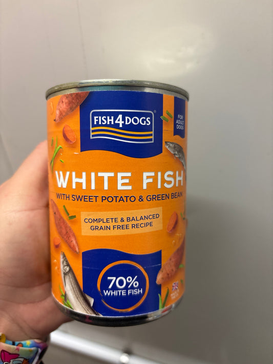 Fish4Dogs White Fish / 400g Can