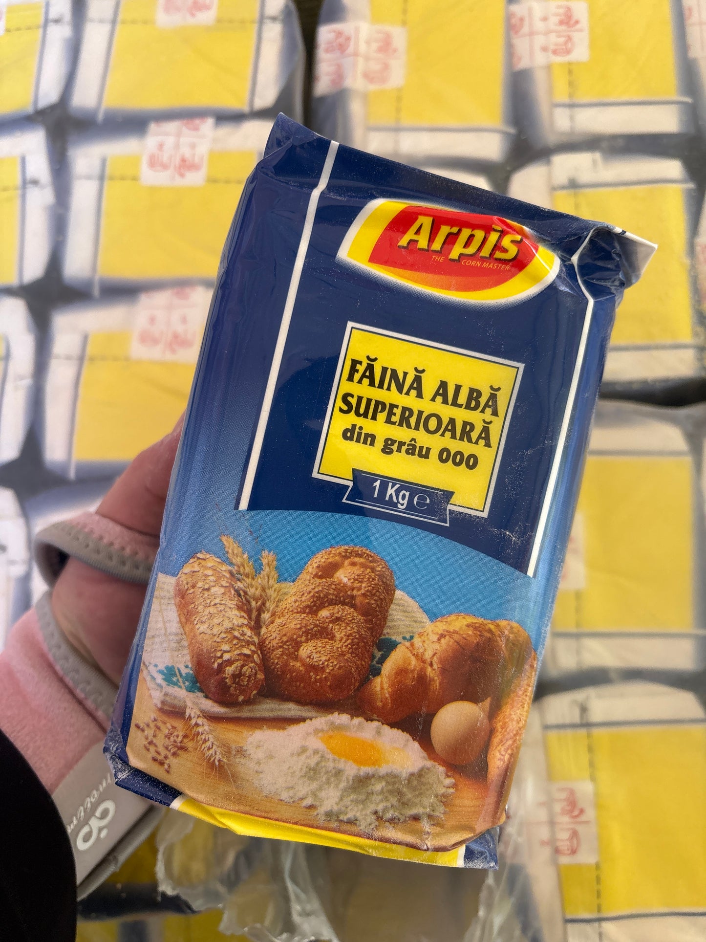 Arpis Făină Albă Superioară din grâu 000 / Superior White Wheat Flour / 1KG