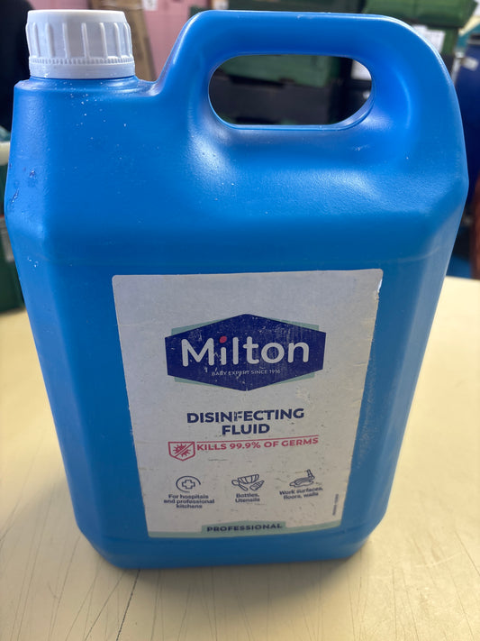 Milton Disinfecting Fluid / 5L RRP £16+