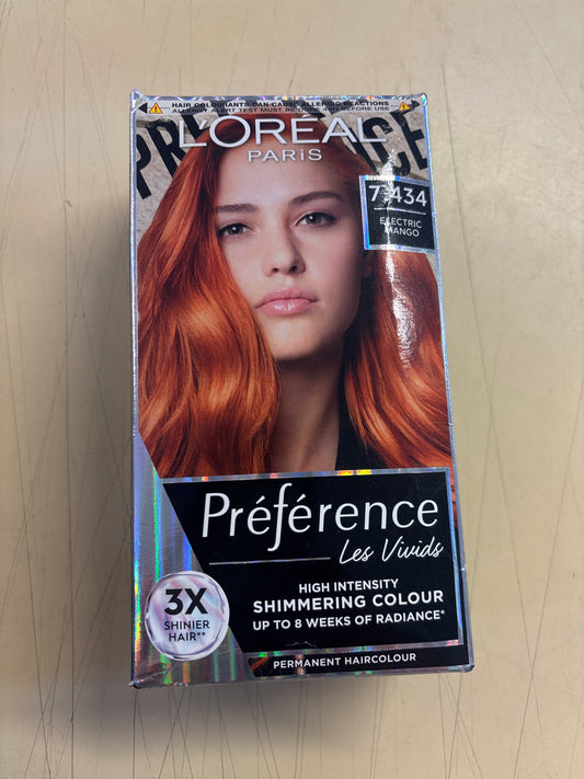 L'Oréal Paris Préférence Les Vivids Permanent Haircolour in the shade 7.434 Electric Mango