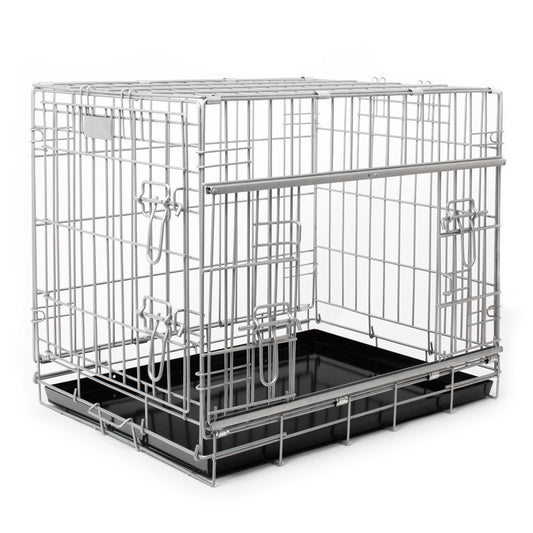 Lords & Labradors Heavy Duty Sliding Door Dog Crate SilverXL / RRP £115
