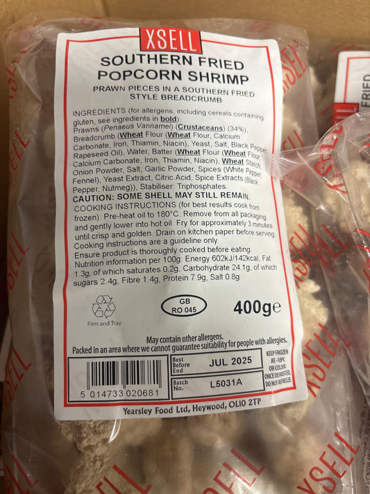 Southern Fried Popcorn Shrimp / 400g