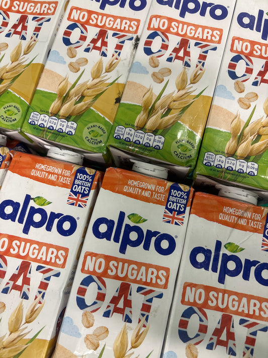Alpro No Sugars Oat Milk / 1 Litre Carton