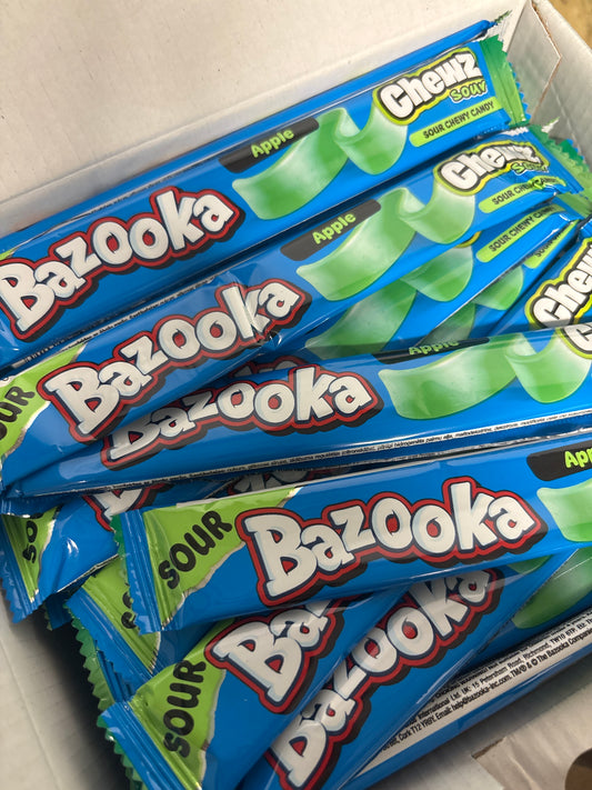 Bazooka Apple Sour Chew Bar x 1