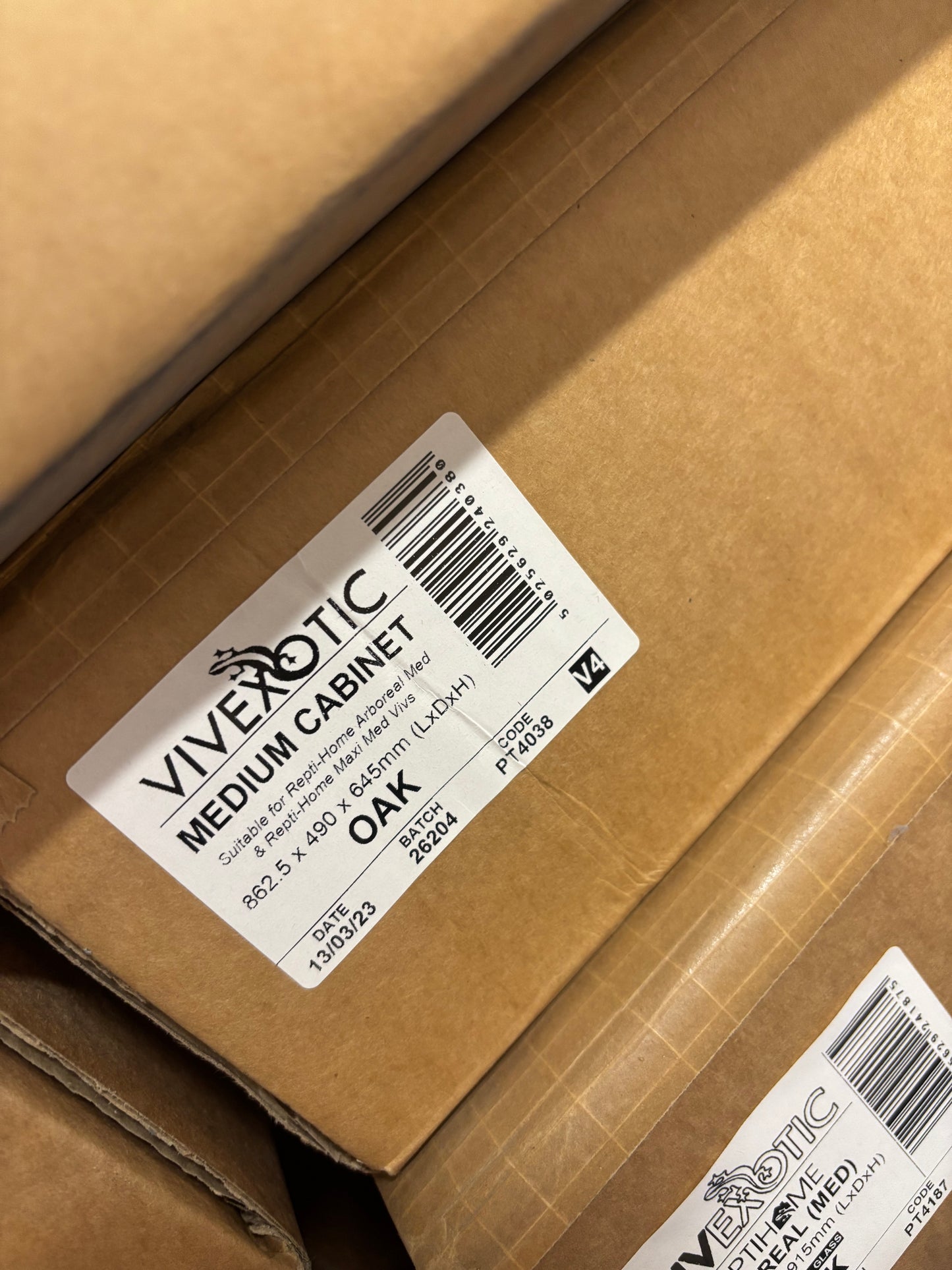 Vivexotic Repti Home Vivarium Oak Medium Cabinet / RRP £110+