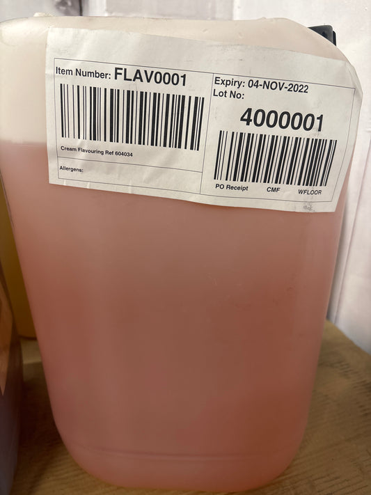 Cream Flavouring 604034 / 25KG