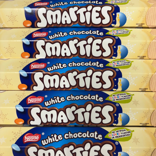 Nestle Smarties White Chocolate / 120g Tube
