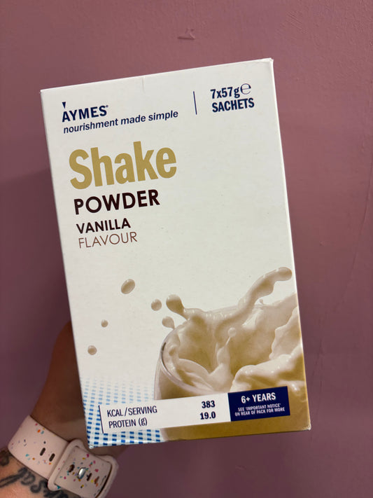 Aymes Shake Powder / Vanilla (7x57g Sachets)