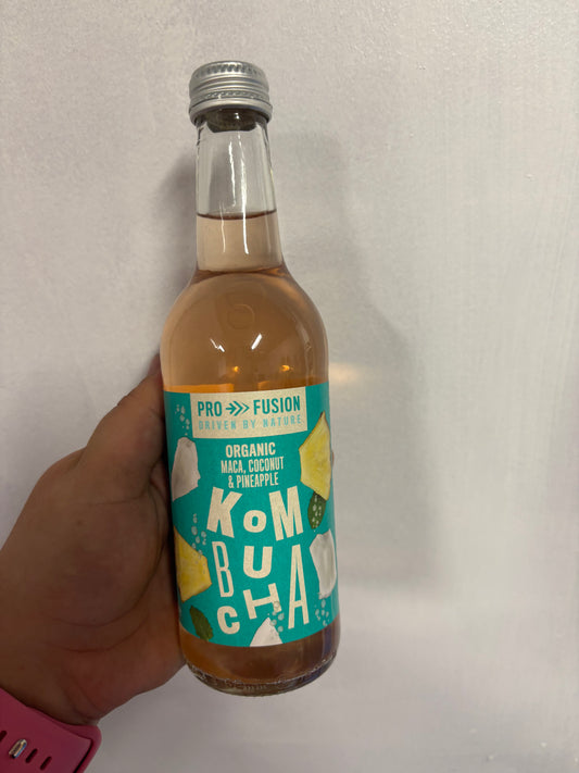 Kombucha Organic Maca, Coconut & Pineapple / 330ml Bottle