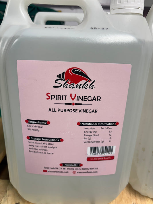 Shankh Spirit Vinegar / 5 Litres / All Purpose Vinegar