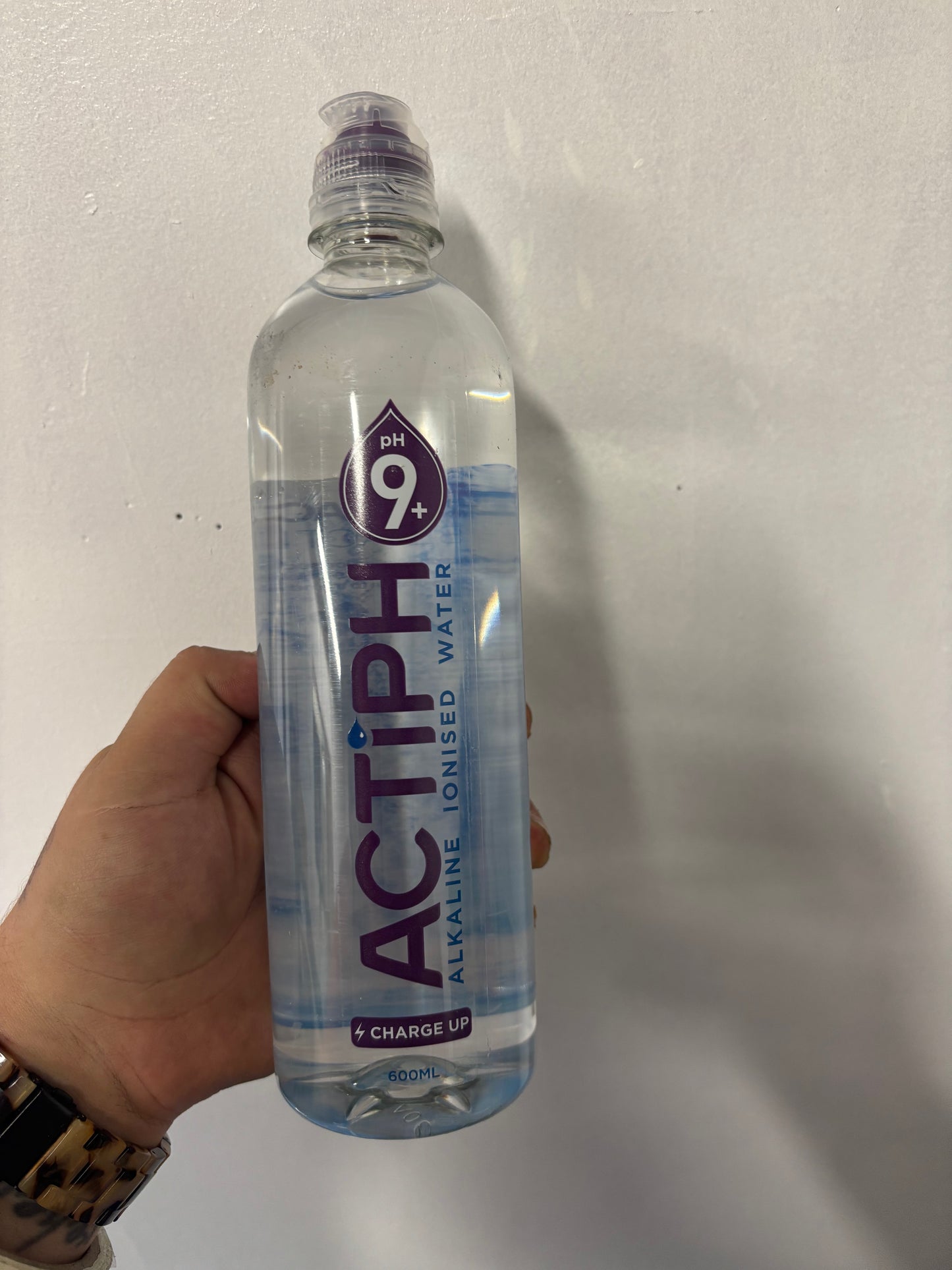 ActiPH Water Alkaline Ionised Water / 600ml Bottle