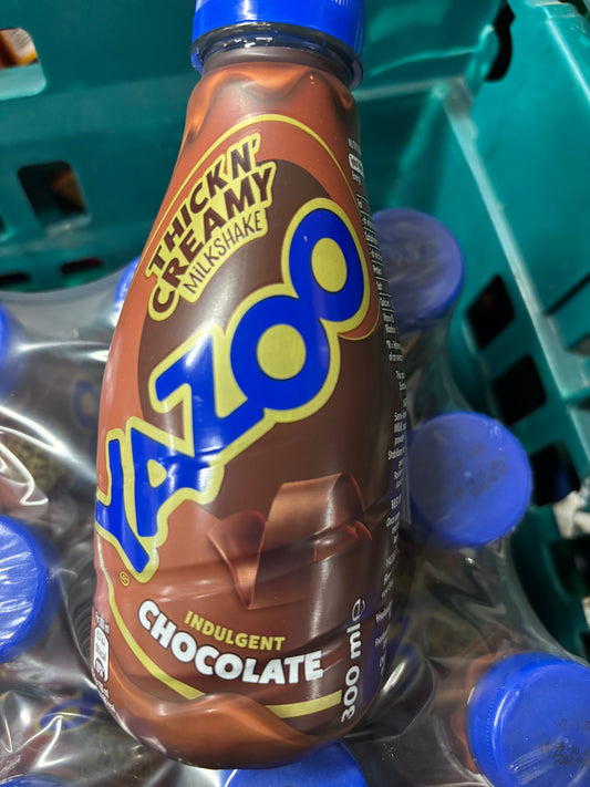 300ml Bottle of Yazoo Indulgent Chocolate Thick N' Creamy Milkshake