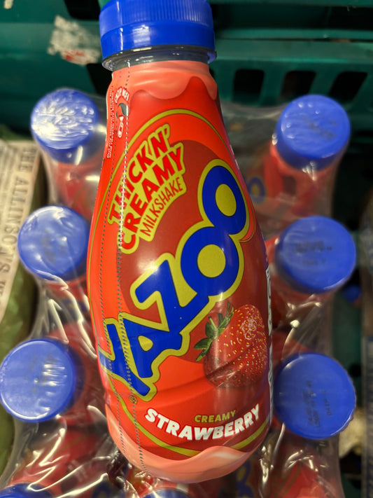 300ml Bottle of Yazoo Creamy Strawberry Thick N' Creamy Milkshake