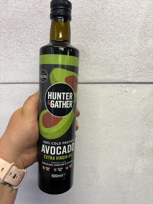 Hunter & Gather 100% Cold Pressed Extra Virgin Avocado Oil / 500ml