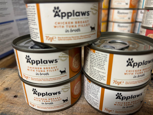 Applaws Adult Cat Cans Chicken Breast with Tuna Fillet 70g