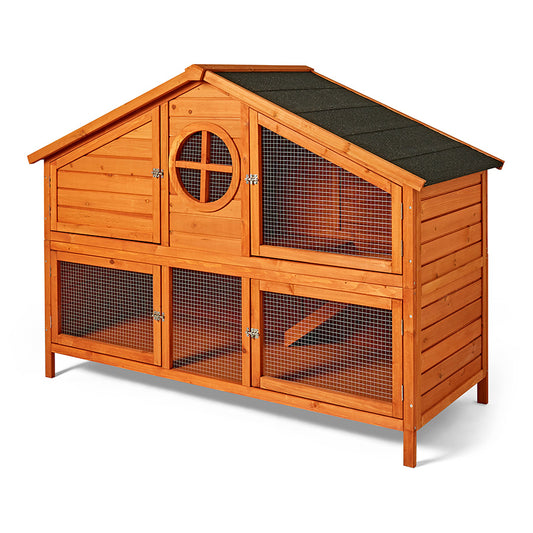 Foxglove Guinea Pig Hutch Brown