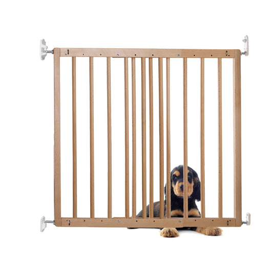 Scandinavian Pet Design Extending FSC Beechwood Dog Gate 60.5-102cm