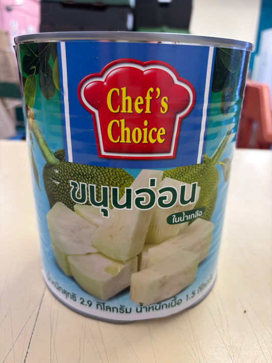 Chef's Choice Young Green Jackfruit in Brine / 2.9KG Can / RRP £12.95