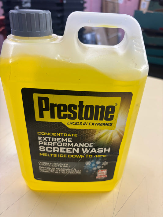 Prestone Extreme Performance Screen Wash / 2.5L / RRP £14