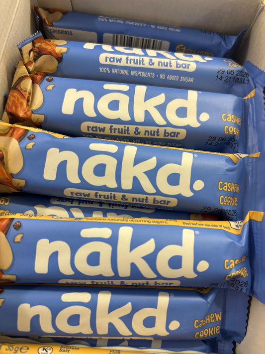 Nākd. Cashew Cookie Raw Fruit & Nut Bar / 35g