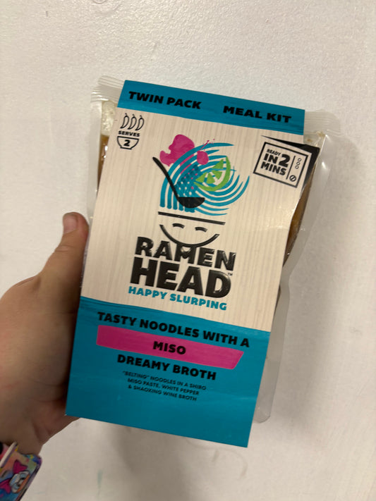 Ramen Head Tasty Noodles with a Miso Dreamy Broth / 450g