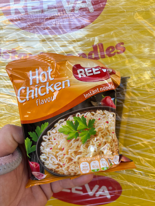 Reeva Hot Chicken Flavour Noodles / 60g Pack