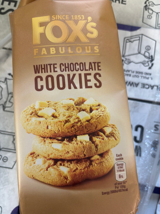 FOX's Fab White Choc Cookies / 180g